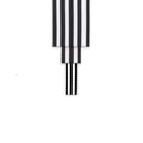 7/8" Striped Ribbon | Black (030) | 100 Yard Roll