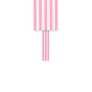 1 1/2" Striped Ribbon | Geranium Pink (155) | 50 Yard Roll