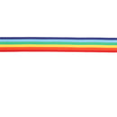 7/8" Striped Ribbon | Rainbow (002) | 100 Yard Roll