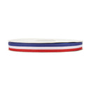 5/8" Striped Ribbon | Blue/White/Red (032) | 100 Yard Roll
