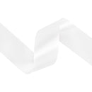 2 3/4" Floral Satin Ribbon | White | 100 Yard Roll