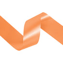 2 3/4" Floral Satin Ribbon | Orange | 100 Yard Roll