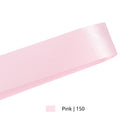 1 7/16" Floral Satin Ribbon | Pink | 100 Yard Roll