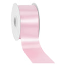 2 3/4" Floral Satin Ribbon | Pink | 100 Yard Roll