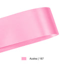 2 3/4" Floral Satin Ribbon | Azalea | 100 Yard Roll