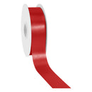 1 7/16" Floral Satin Ribbon | Red | 100 Yard Roll