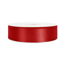 1 7/16" Floral Satin Ribbon | Red | 100 Yard Roll
