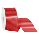 2 3/4" Floral Satin Ribbon | Red | 100 Yard Roll