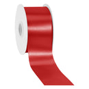 2 3/4" Floral Satin Ribbon | Red | 100 Yard Roll