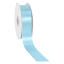 1 7/16" Floral Satin Ribbon | Lt Blue | 100 Yard Roll