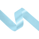 1 7/16" Floral Satin Ribbon | Lt Blue | 100 Yard Roll