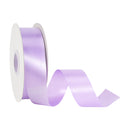 1 7/16" Floral Satin Ribbon | Lavender | 100 Yard Roll