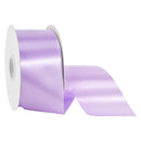 2 3/4" Floral Satin Ribbon | Lavender | 100 Yard Roll