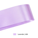 2 3/4" Floral Satin Ribbon | Lavender | 100 Yard Roll