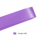 1 7/16" Floral Satin Ribbon | Purple | 100 Yard Roll