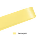 1 7/16" Floral Satin Ribbon | Yellow | 100 Yard Roll
