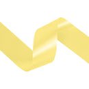 2 3/4" Floral Satin Ribbon | Yellow | 100 Yard Roll