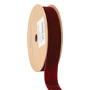 1" Velvet Ribbon | Bordeaux | 10 Yard Roll