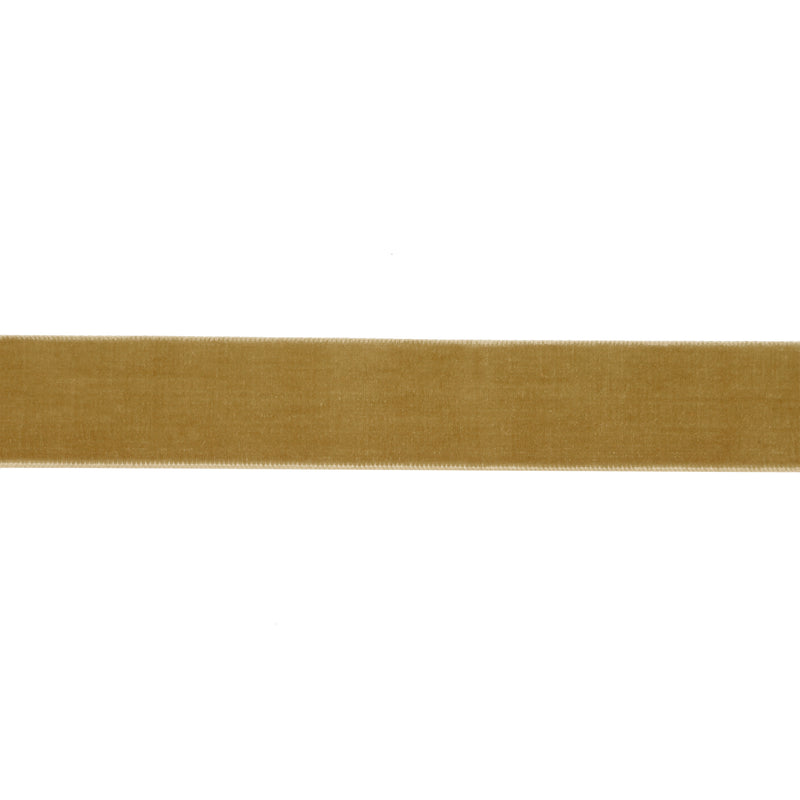 1" Velvet Ribbon | Mushroom | 10 Yard Roll