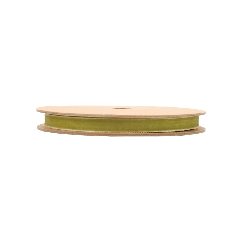 3/8" Velvet Ribbon | Bay Leaf | 10 Yard Roll