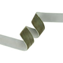 1" Velvet Ribbon | Olive| 10 Yard Roll