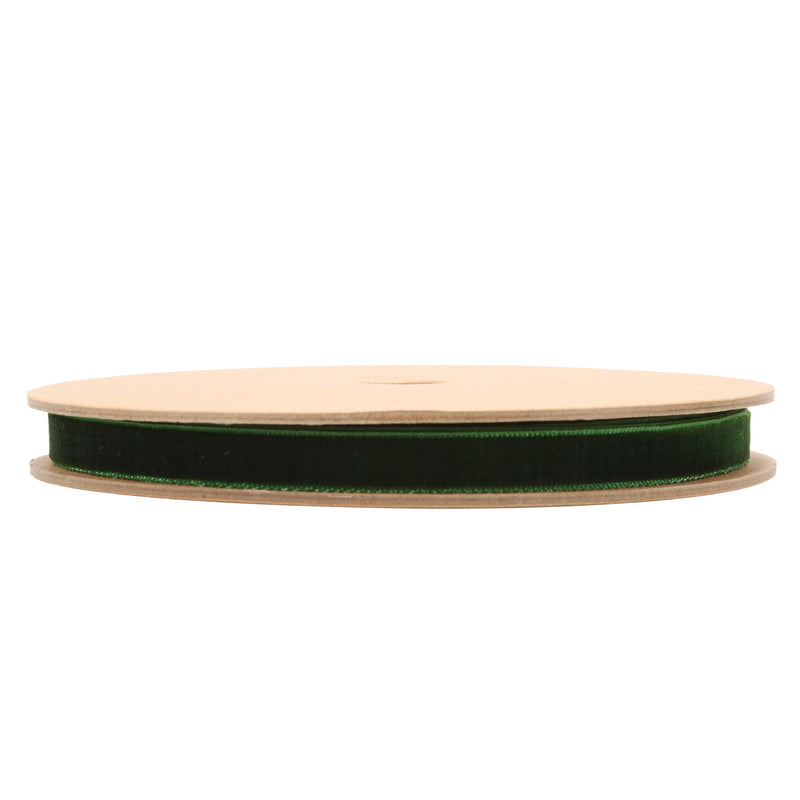3/8" Velvet Ribbon | Spruce | 10 Yard Roll