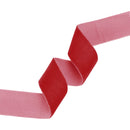 1" Velvet Ribbon | Scarlet | 10 Yard Roll