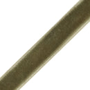 3/8" Velvet Ribbon | Olive | 10 Yard Roll