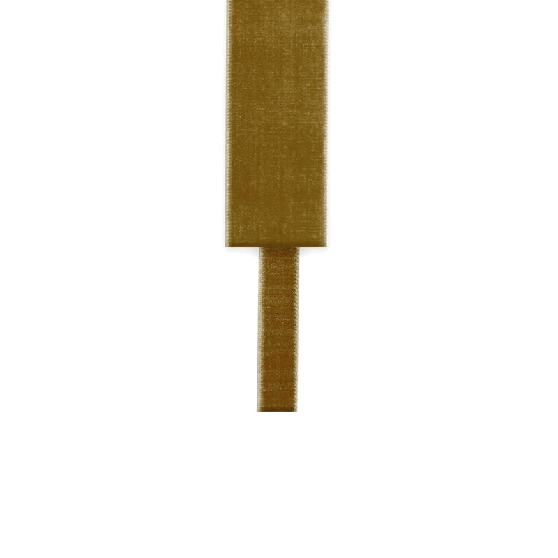 1" Velvet Ribbon | Mushroom | 10 Yard Roll