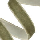 3/8" Velvet Ribbon | Olive | 10 Yard Roll