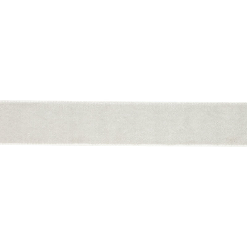 1" Velvet Ribbon | Sterling | 10 Yard Roll