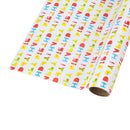 30" x 10' Wrapping Paper | Happy Birthday
