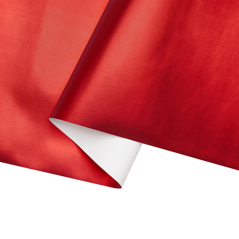 30" x 10' Wrapping Paper | Matte Red