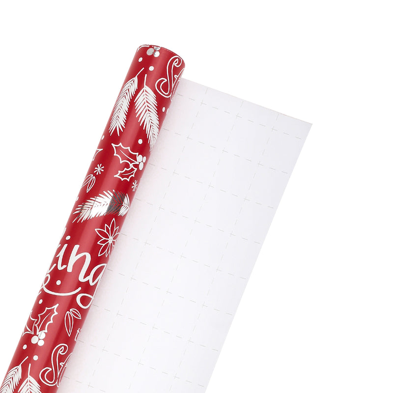 30" x 10' Holiday Wrapping Paper | Seasons Greetings