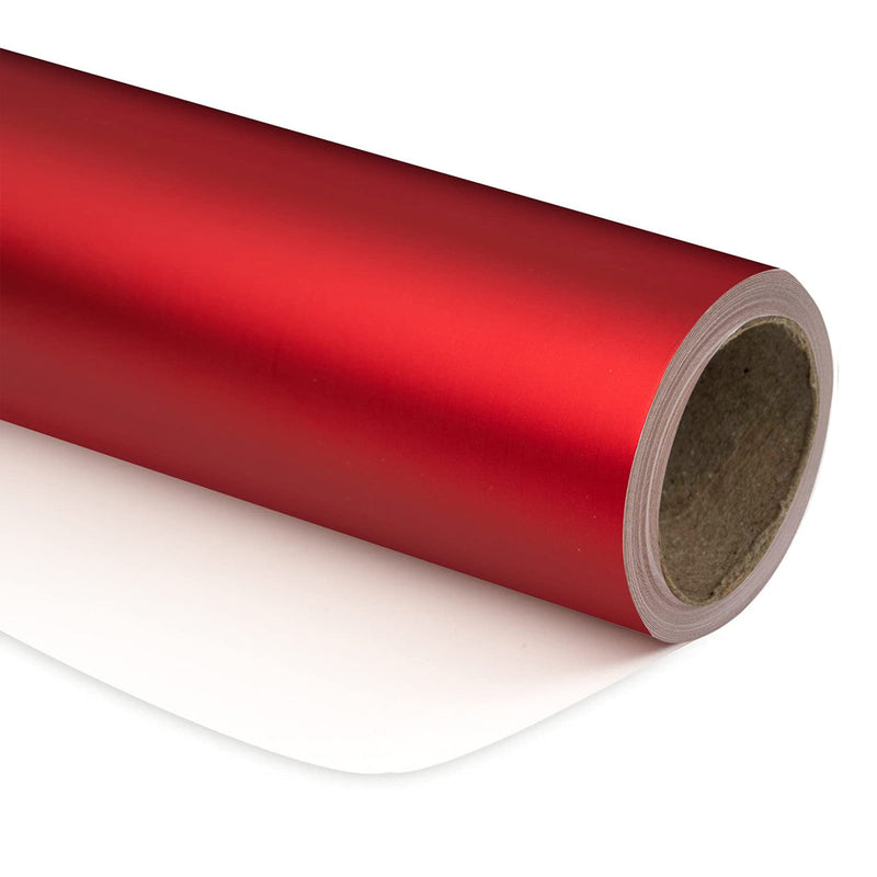 30" x 10' Wrapping Paper | Matte Red