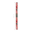30" x 10' Holiday Wrapping Paper | Red Tartan Plaid