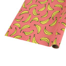 30" x 10' Wrapping Paper | Banana Pink/Yellow