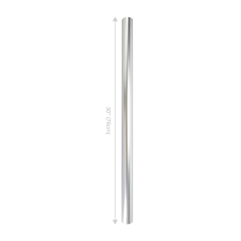 30" x 417' Wrapping Paper Half Ream | Matte Silver