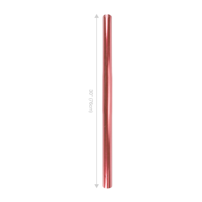 30" x 10' Holiday Wrapping Paper | Metallic Red