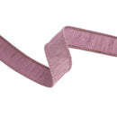 1" Wired Dupioni Ribbon | Amethyst | 10 Yard Roll