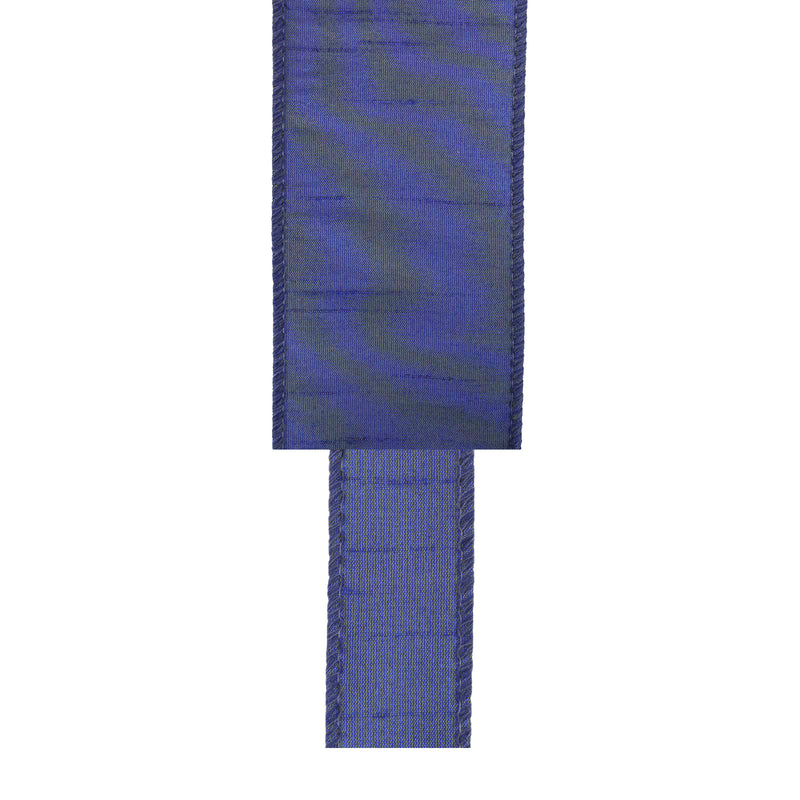 1" Wired Dupioni Ribbon | Navel | 10 Yard Roll