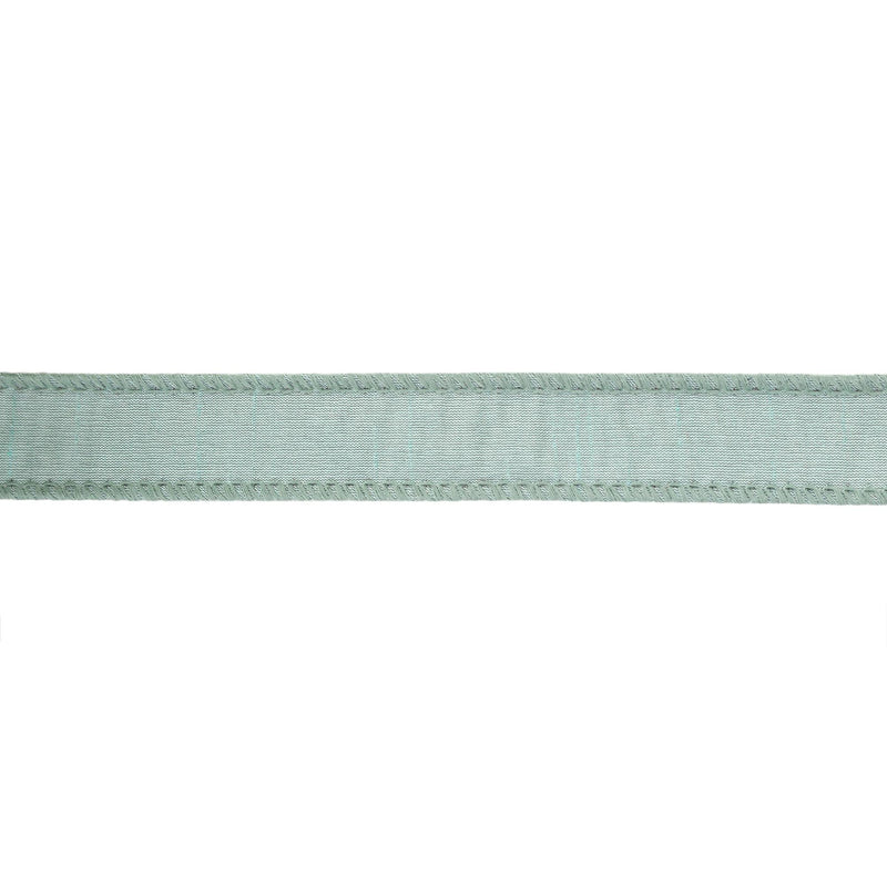1" Wired Dupioni Ribbon | Seafoam | 10 Yard Roll