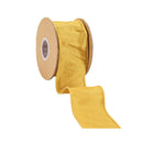 2 1/2" Wired Dupioni Ribbon | Gold | 10 Yard Roll