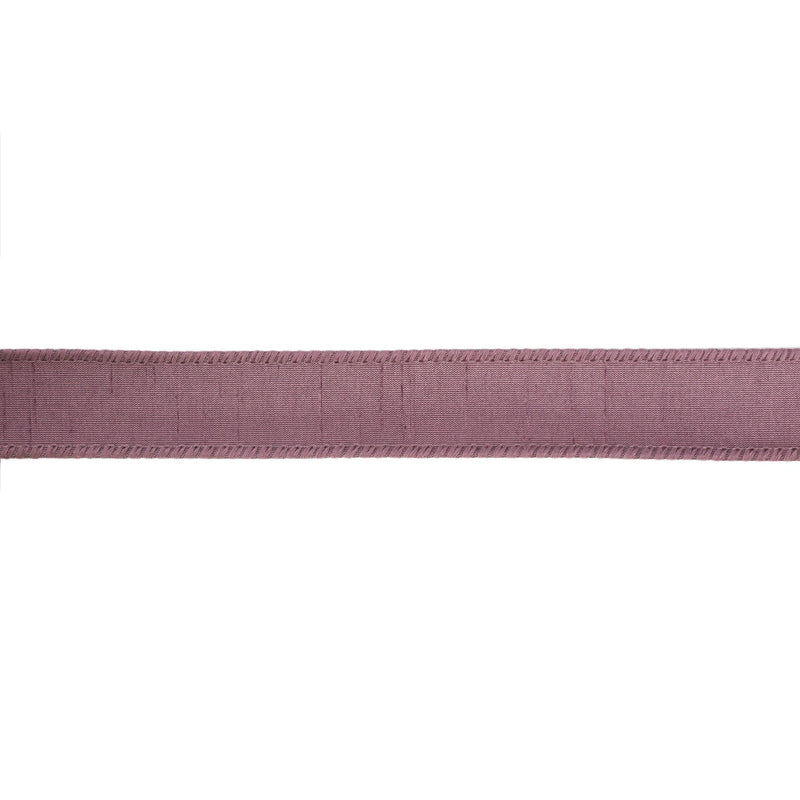 1" Wired Dupioni Ribbon | Amethyst | 10 Yard Roll