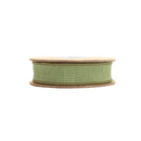 1" Wired Dupioni Ribbon | Moss | 10 Yard Roll