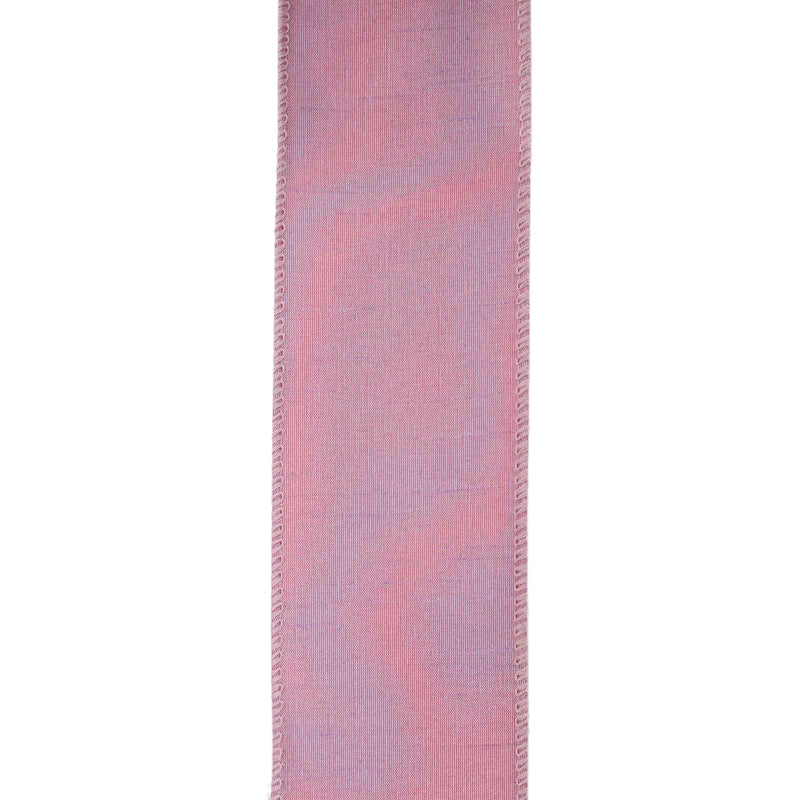 2 1/2" Wired Dupioni Ribbon | Light Purple | 10 Yard Roll