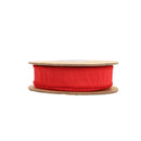 1" Wired Dupioni Ribbon | Red | 10 Yard Roll