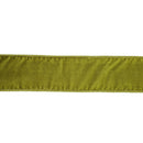 2 1/2" Wired Premium Velvet Ribbon w/ Tissue Back | Apple Green | 10 Yard Roll