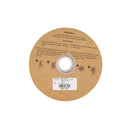 2 1/2" Double-Fused Doe Fur/Faux Leather Wired Ribbon | Natural/Leather | 5 Yard Roll