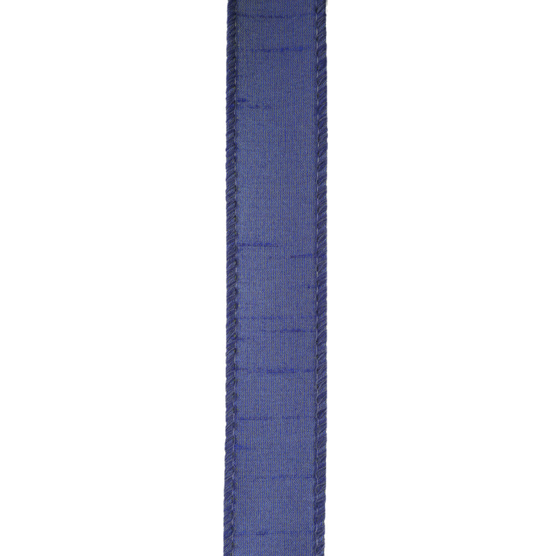 1" Wired Dupioni Ribbon | Navel | 10 Yard Roll